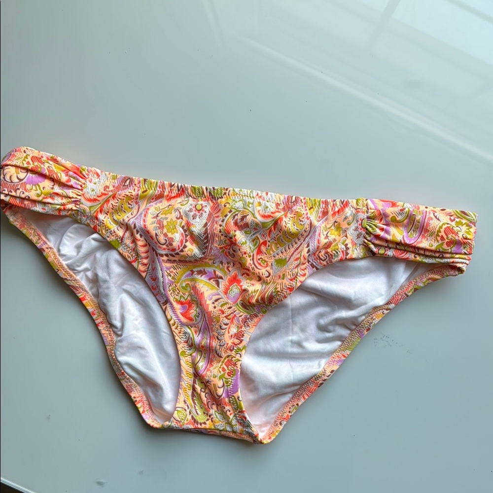 NWOT Victoria's Secret Multicolor Bikini Bottom | Size L